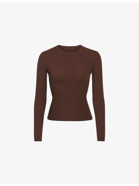 SKIMS Fits Everybody Long-Sleeve Jersey T-Shirt