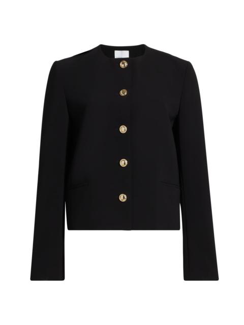 ROSETTA GETTY Women's Tailored Crewneck Jacket - Black