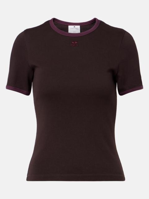 courrèges Cotton jersey T-shirt