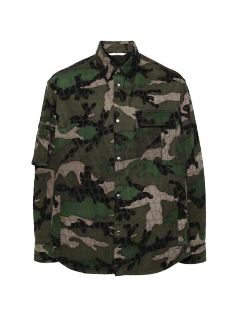 Valentino camouflage-pattern jacket