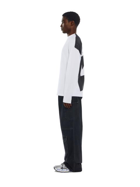 Off-White Negative Arrow Skate Long Sleeve T-Shirt
