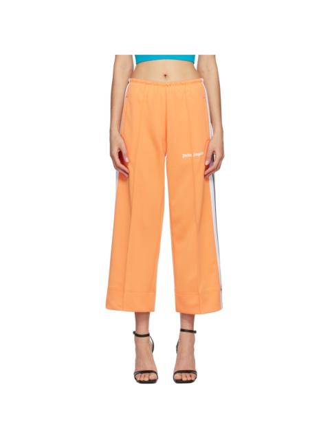 Palm Angels Orange Cropped Track Pants