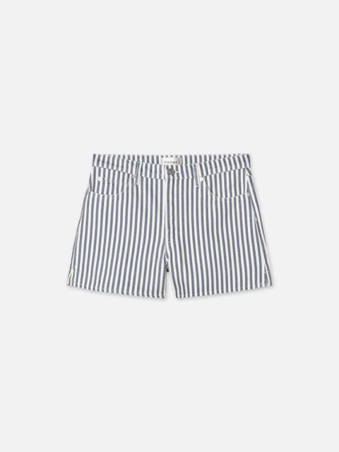FRAME The Vintage Relaxed Short in Seaport Stripe