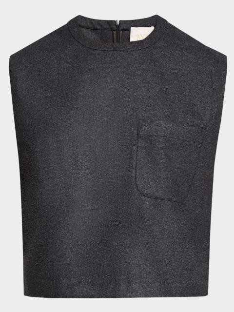 TWP Wool Flannel Muscle Tee