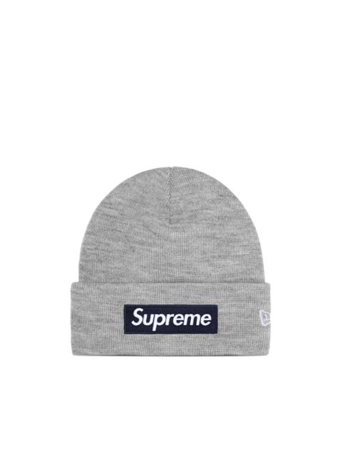 Supreme x New Era® Box logo-detail beanie hat