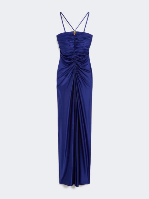 Max Mara OGGETTI Viscose jersey dress - CORNFLOWER BLUE