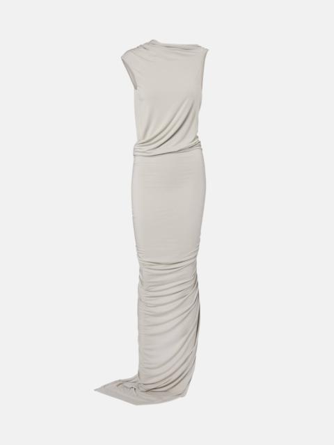 Rick Owens Eva draped jersey gown