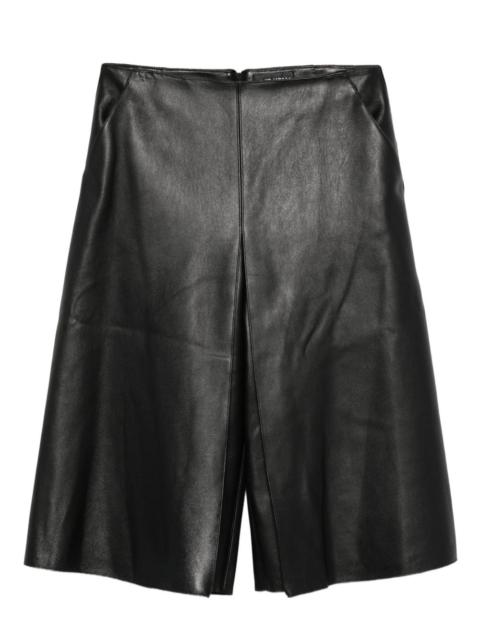 David Koma leather culottes