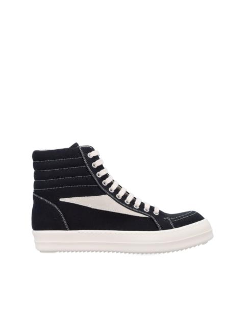 Rick Owens DRKSHDW High Vintage canvas sneakers