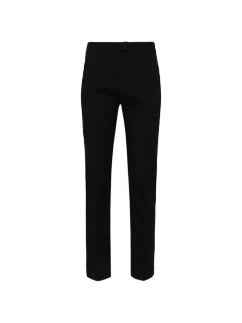 high-waist cropped trousers