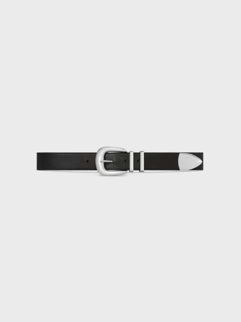 【人気/関税/送料込み】 (W) Celine Small Western Belt in Natu SMALL WESTERN BELT IN NATURAL CALFSKIN - TAN | CELINE