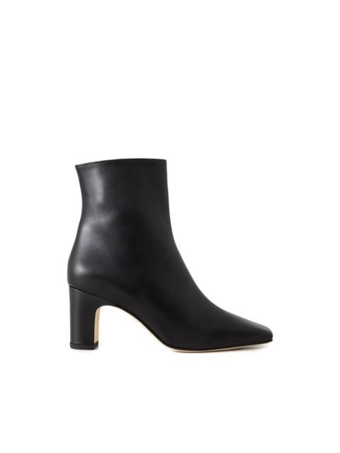 Manolo Blahnik square-toe side-zip boots