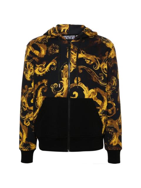 VERSACE JEANS COUTURE Watercolour Couture hooded jacket