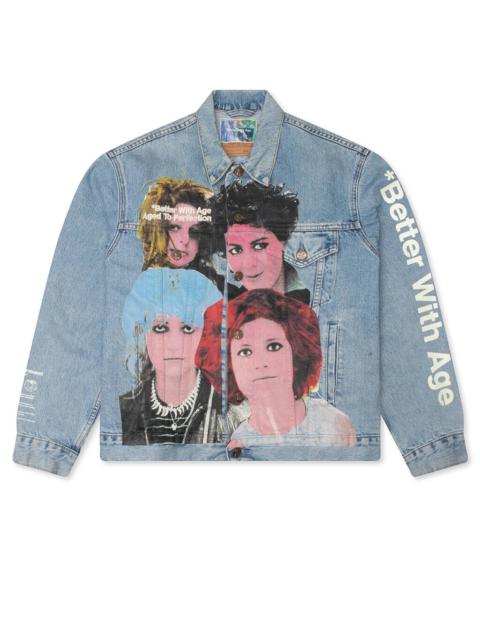 BLANCHE DENIM TRUCKER JACKET - INDIGO