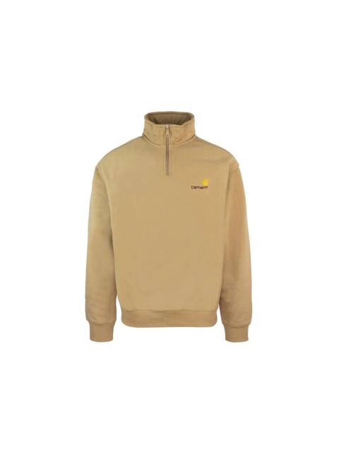Carhartt Carhartt WIP Half Zip American Script Sweatshirt Pineaut