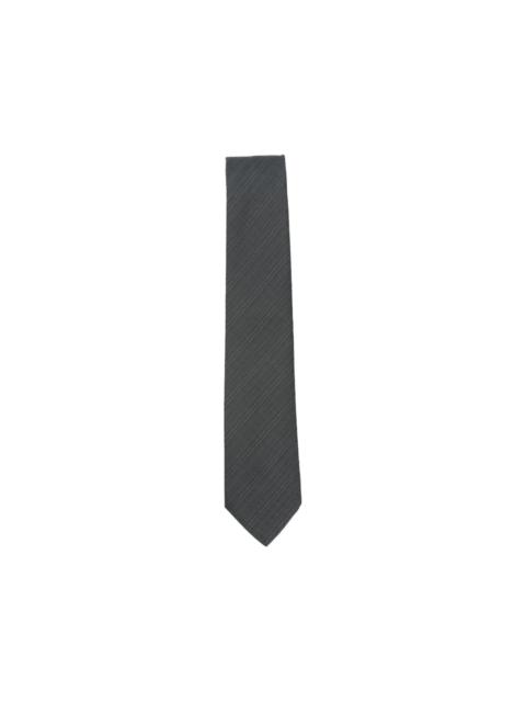 Canali diagonal-stripe silk tie