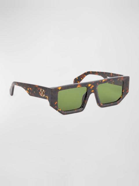 Off-White Men's Vancouver Acetate Rectangle Sunglasses