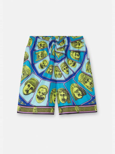 Le Maschere Silk Shorts