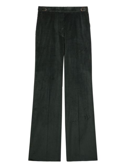 GABRIELA HEARST buckled corduroy straight trousers
