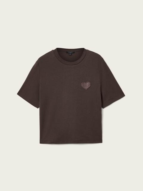 ALLSAINTS LOVER LISA EMBROIDERED T-SHIRT