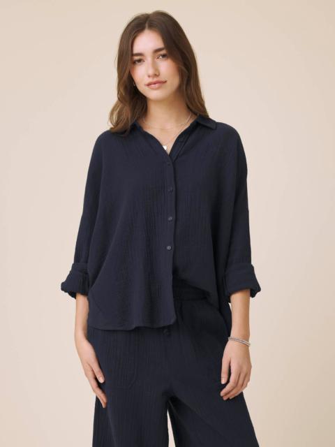 Splendid Ava Gauze Button Down