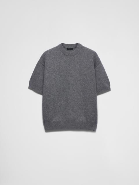 Prada Short-sleeved Re-Cashmere sweater