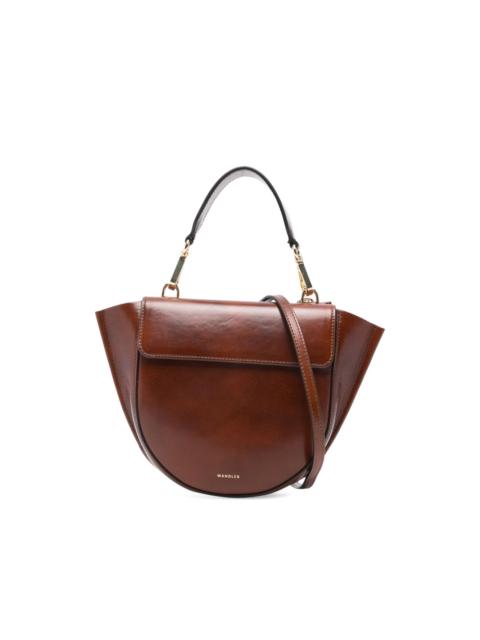 WANDLER mini Hortansia flap top handle tote bag