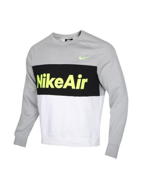 Nike Nike Air Sweatshirts For Men Multi-Color 'Light Gray White Black' CJ4828-077