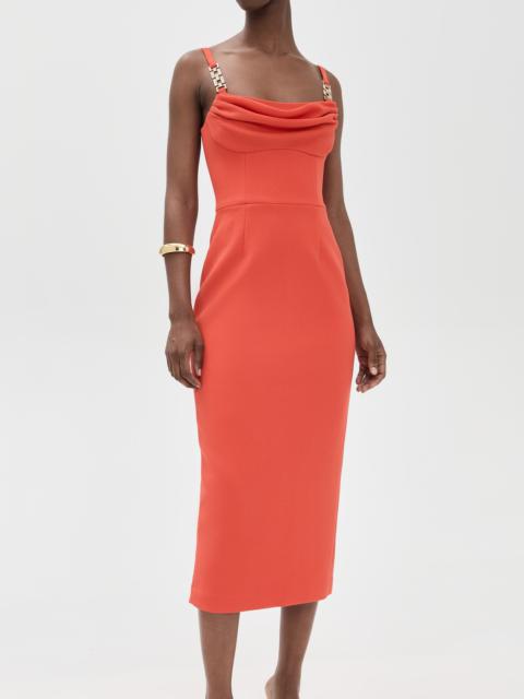 REBECCA VALLANCE Empress Midi Dress