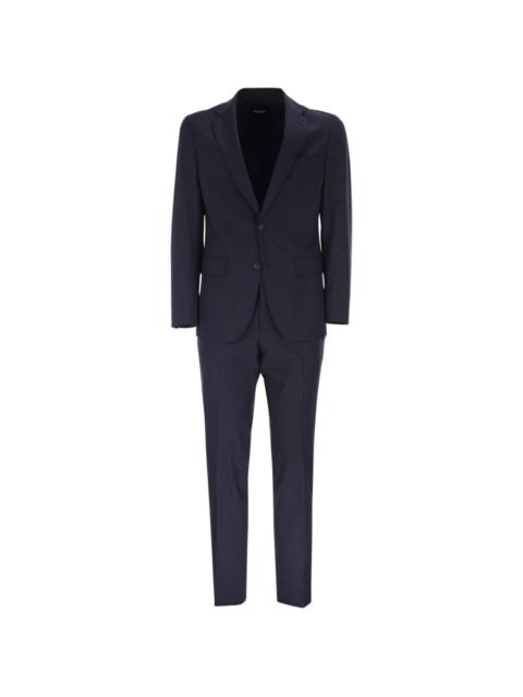 BOSS blue single-breasted suit