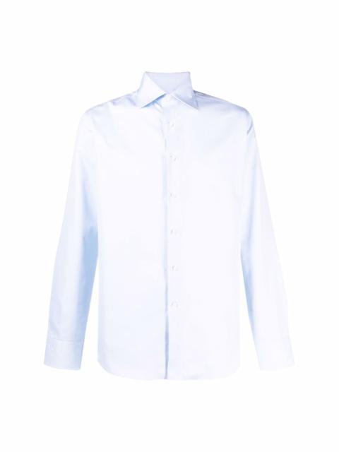Canali button-up cotton shirt