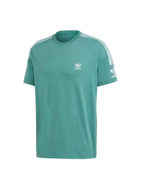 adidas adidas originals Classic Logo Short Sleeve Green FM3799