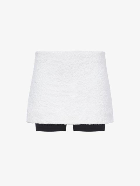 Stretch Boucle Mini Skirt