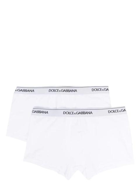 Dolce & Gabbana Two-Pack Of Stretch Cotton Regular-Fit Boxers Clothing