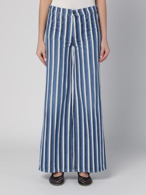 MOTHER Jeans The Patch Pocket Twister Sneak striped