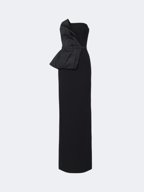 Safiyaa Kasia draped crêpe gown