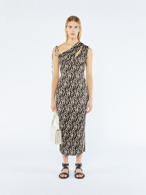Nanushka Sale Printed Mesh-Jersey Midi Dress