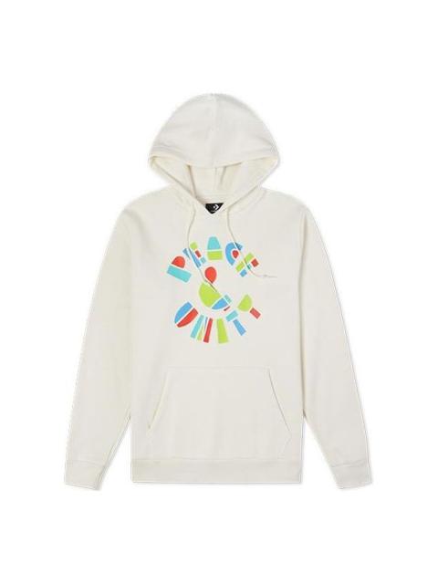 Converse Peace & Unity Recycled Pullover Hoodie 'Egret' 10022298-A02