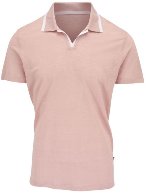 ORLEBAR BROWN short-sleeve linen polo shirt