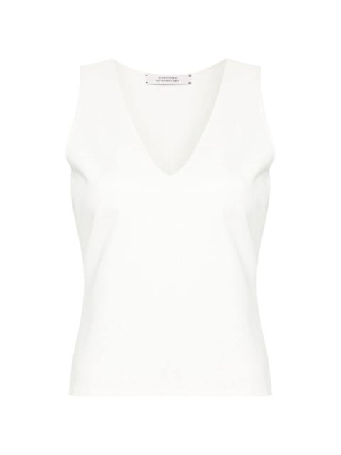 V-neck sleeveless top