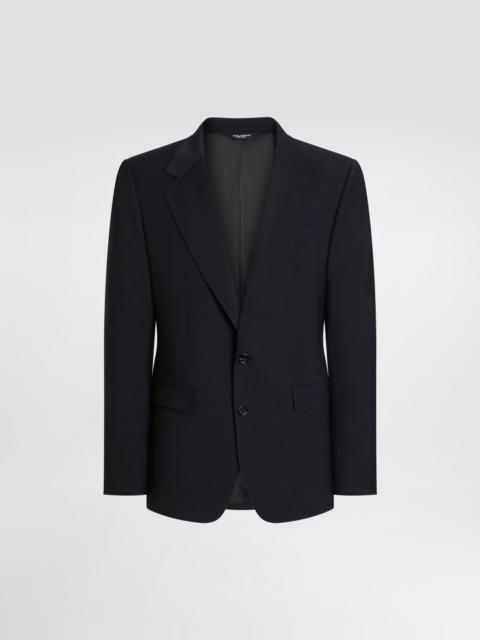 Dolce & Gabbana Single-breasted taormina wool canvas jacket