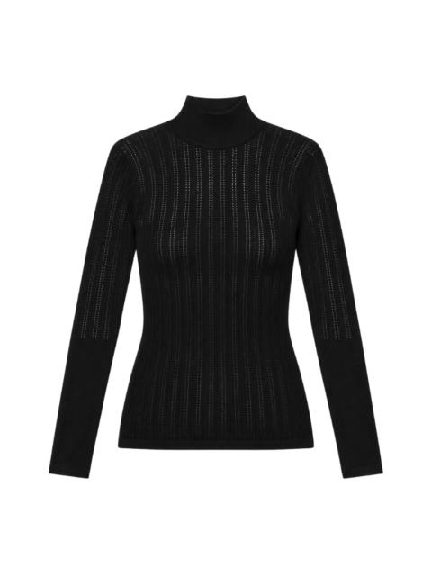 MARIA McMANUS SLIM THERMAL MOCK NECK