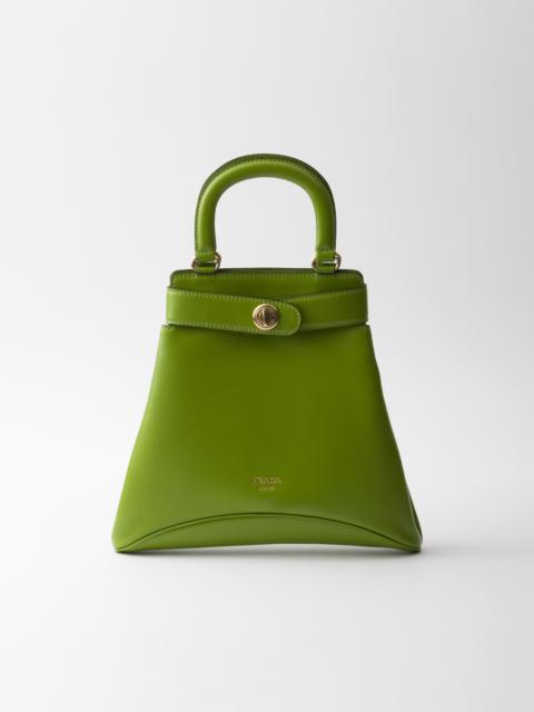 ハンドバッグ PRADA GREEN LEATHER MEDIUM RADA CAREY HANDBAG Prada Green Leather Medium Rada Carey Handbag | italist
