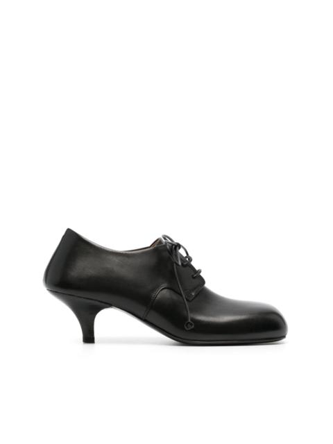 Marsèll square-toe lace-up leather pumps