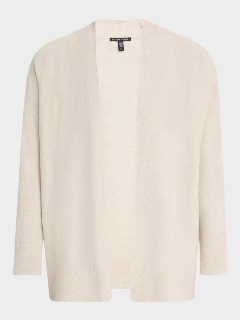 EILEEN FISHER Open Organic Linen-Cotton Cardigan
