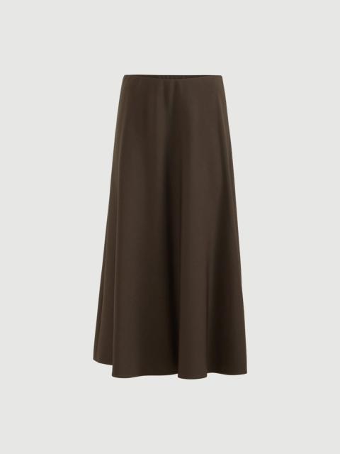 Brunello Cucinelli Comfort virgin wool and viscose twill flute skirt