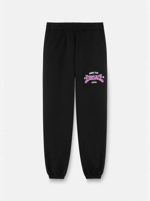 VERSACE "Fearless" Varsity Logo Sweatpants