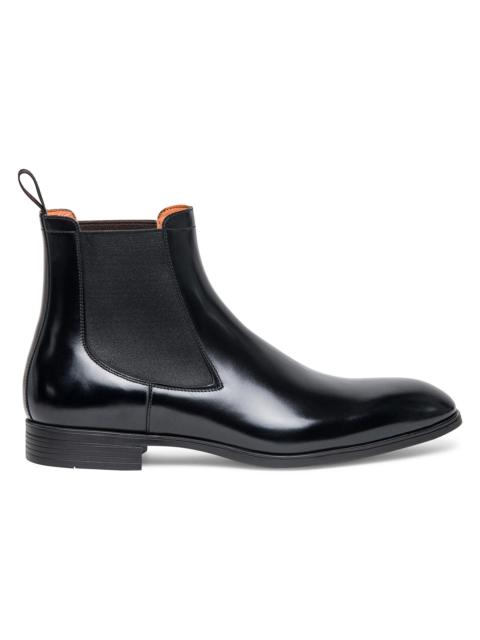 Santoni Men's Destoxify Leather Chelsea Boots - Black