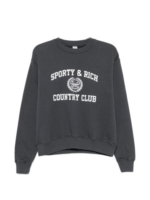 Sporty & Rich Sporty & Rich Logo-print Sweater