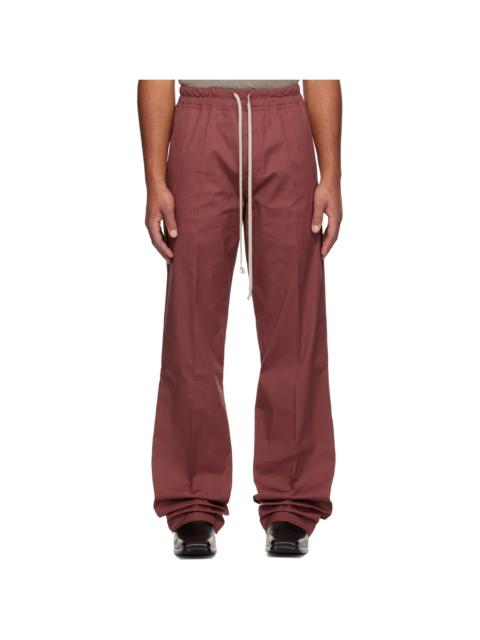 Rick Owens Pink Concordians Dietrich Drawstring Trousers